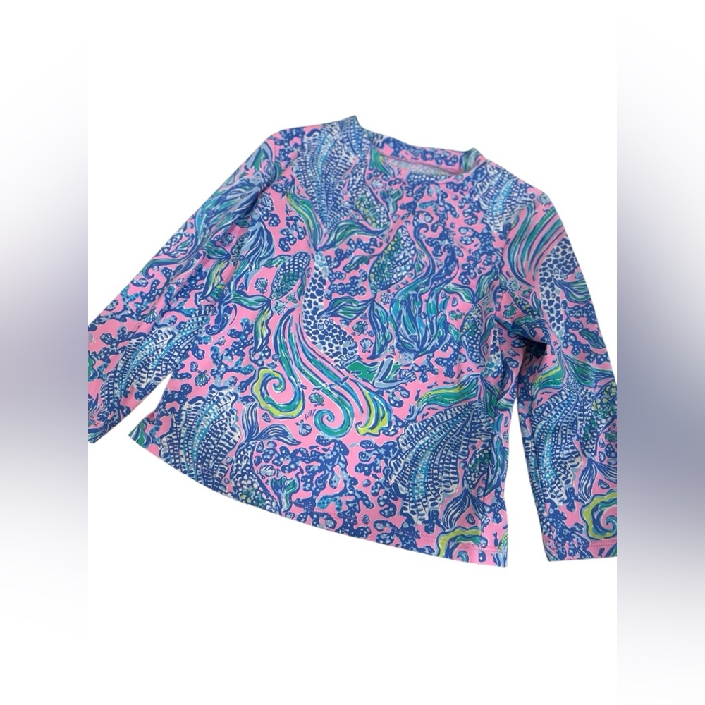 Lilly Pulitzer Girls' Bobby Rashguard Top - Picture 3 of 5